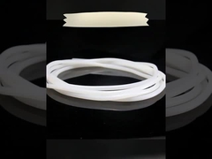 Extrusión de silicona roja translúcida, perfil de silicona para sellar