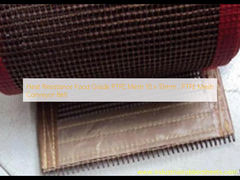 Malla de PTFE de la categoría alimenticia de la resistencia térmica 10 x 10m m, banda transportadora de la malla de PTFE