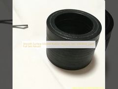 Arandelas de goma de silicona de superficie lisa, sello en V, color negro, juegos completos, molde