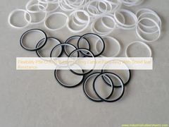 Flexibility Ptfe O Ring Rubber O Ring Carbon Fibre Ring With Good Tear Resistance