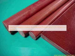 Baquelita de aislamiento de algodón / varilla fenólica marrón 1.25-1.40 g/Cm3 Densidad
