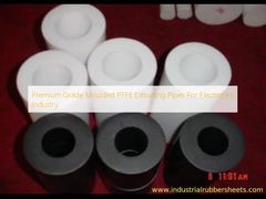 Tuberías de extrusión de PTFE moldeado de grado premium para la industria electrónica