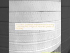 Varios sellos de PTFE Componentes de sellado flexibles resistentes a la temperatura Ideal para sistemas y máquinas hidráulicas neumáticas