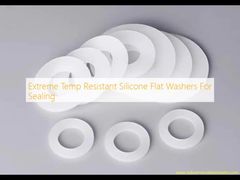 Lavadoras planas de silicona resistentes a temperaturas extremas para el sellado