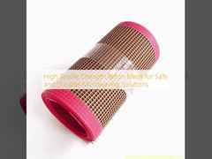 Malla de teflón de alta resistencia a la tracción para soluciones de microondas seguras y duraderas