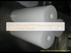 Tubos de PTFE 100% vírgenes blancos de grado industrial 20Mpa resistencia a la tracción