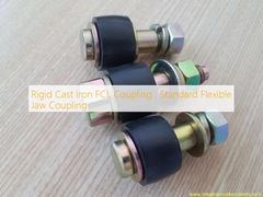Acoplamiento FCL de hierro fundido rígido, acoplamiento de mandíbula flexible estándar