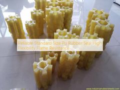 Sello de caucho de tamaño estándar Pu confiable Alta flexibilidad Resistencia a las llamas