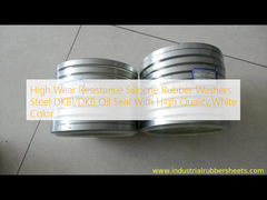 Arandelas de goma de silicona de alta resistencia al desgaste, retenes de aceite de acero DKBI/DKB con alta calidad, color blanco