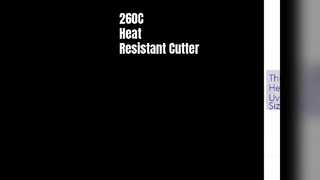 Corte industrial a prueba de calor del cojín 260C del cortador de PTFE