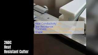 Almohadilla cortadora de PTFE 260C personalizada resistente al calor