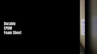 Hoja de espuma EPDM duradera y resistente a la intemperie