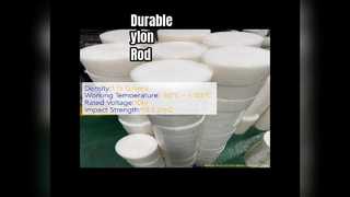 Varilla de ylon Plástico duradero de alta resistencia