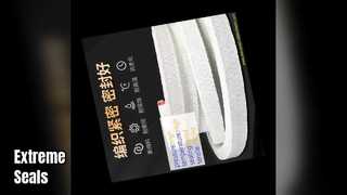 Sellos químicos de embalaje de grafito de PTFE para temperaturas extremas