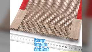 Cinturón de malla de PTFE Industrial antiadherente de alta temperatura