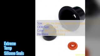 Sellos de silicona virgen Juntas de máquina de alta temperatura