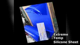 Hoja de caucho de silicona para temperaturas extremas | 0,2 mm-50 mm