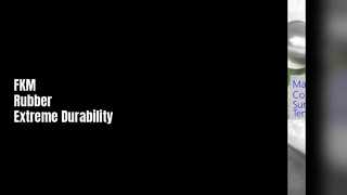 Lámina de caucho FKM: tracción de 8 MPa, 75 Shore A