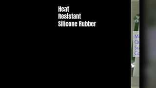 Hoja de caucho de silicona 50 Shore A de alta temperatura