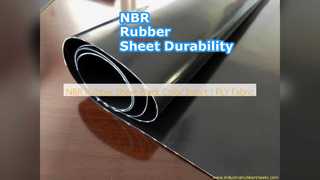 Hoja de caucho NBR Inserto de tela negra