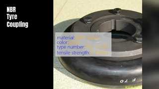 Acoplamiento de neumáticos de caucho NBR F40 F250 de alta resistencia