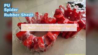 Hoja de caucho de araña de PU de alta elasticidad