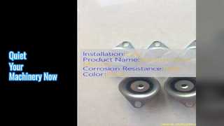 Amortiguadores de goma negros Amortiguación de ruido de vibración