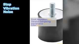 Los soportes de goma detienen el ruido de vibración