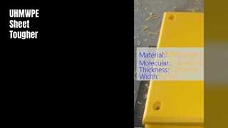 Hoja de UHMWPE Resistencia a la abrasión de alto impacto
