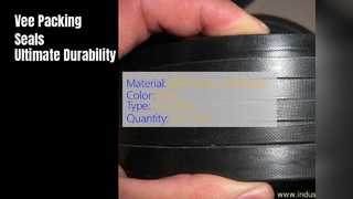Sellos de empaquetadura en V hidráulicos NBR FKM PTFE