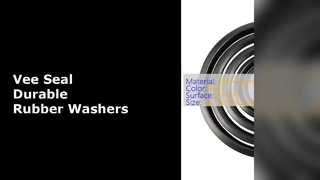 Juegos completos de sellos en V de arandelas de caucho de silicona negra