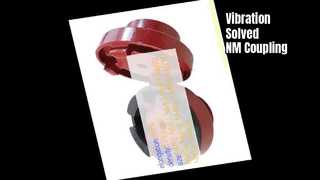Amortiguación de vibraciones de acoplamiento de caucho NM