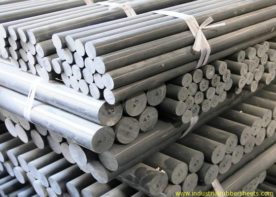 PVC Rod 10-300mm Dia, 52Mpa Tensile Strength, Acid Resistant