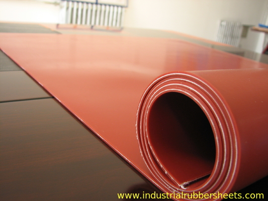 Red Silicone Rubber Sheet 3mm Thickness High Temperature Resistant