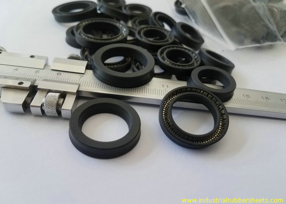 White or Black PTFE Oil Seal with SS304 or SS316 Insert Spring for Corrosion and High Temperature Resistance