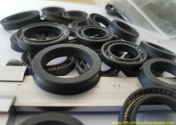 White or Black PTFE Oil Seal with SS304 or SS316 Insert Spring for Corrosion and High Temperature Resistance