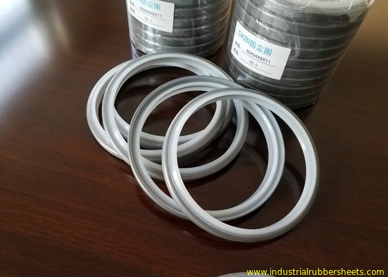 High Wear Resistance Steel DKB Wiper Seal with PU or NBR Lip for Hydraulic Cylinders