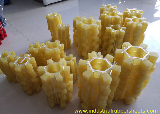 Yellow SBT Polyurethane Coupling , SBR SBT Elastic Spider Coupling
