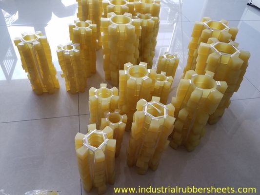 Yellow SBT Polyurethane Coupling , SBR SBT Elastic Spider Coupling