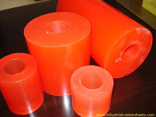 Red / Yellow Wear Resistant Silicone Tube Extrusion , Polyurethane Hose