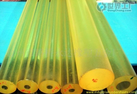 Red / Yellow Wear Resistant Silicone Tube Extrusion , Polyurethane Hose