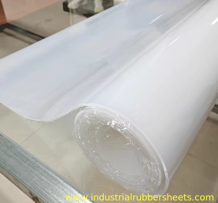 60 Shore A Silicone Rubber Sheet 0.1-0.8mm Thick 1m Width