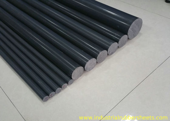 Virgin PVC Rod with Anti-Corrosion Property and 52Mpa Tensile Strength in White Grey Black Colors