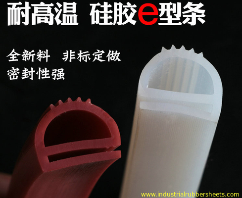 Protuberancia translúcida roja del tubo del silicón para el sello industrial