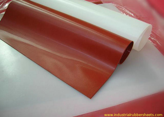 0.5-6.0mm x 0.5-1.2m x 10/20m Hojas de caucho de silicona para alimentos industriales y aplicaciones industriales