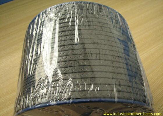 Embalaje negro del Teflon PTFE para la cuerda del material de lacre/del casquillo de empaquetadura del grafito