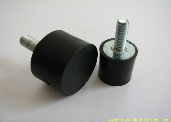 Los soportes de choque de goma de la alta elasticidad negra/la máquina anti de la vibración monta