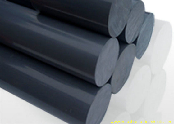 El negro recicla PVC Rod sólido del plástico con el ácido y el álcali resistentes, barra redonda de nylon