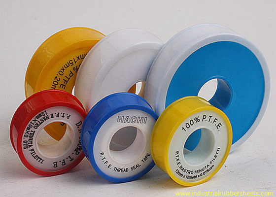 Frío - cinta para la industria química, cinta amarilla del sello del hilo de la resistencia PTFE del Teflon