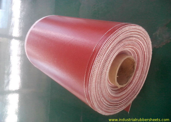 20 - tela revestida de la fibra de vidrio de la longitud PTFE del 100m con ignífugo para la construcción, color rojo